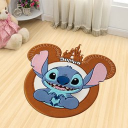Magical Moments - Personalized Ohana Shaped Doormat/ Rug – view 7