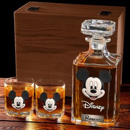 Dream Magic Custom Name - Personalized Mouse Whiskey Decanter Set – view 3