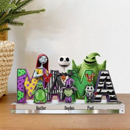 Halloween Mom - Personalized Nightmare Custom Shaped Acrylic Plaque – view 3
