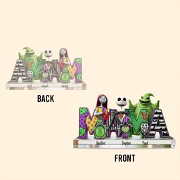 Halloween Mom - Personalized Nightmare Custom Shaped Acrylic Plaque – view 4