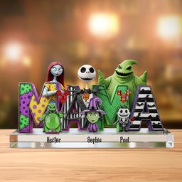 Halloween Mom - Personalized Nightmare Custom Shaped Acrylic Plaque – view 2
