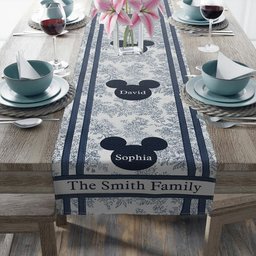 Magical Chinoiserie Fall Decor - Personalized Mouse Table Runner – view 2