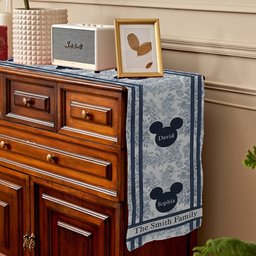 Magical Chinoiserie Fall Decor - Personalized Mouse Table Runner – view 4