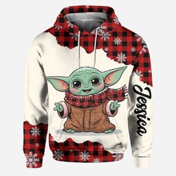 Merry Christmas - Personalized The Force Hoodie and Leggings – view 5