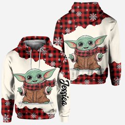 Merry Christmas - Personalized The Force Hoodie and Leggings – view 2