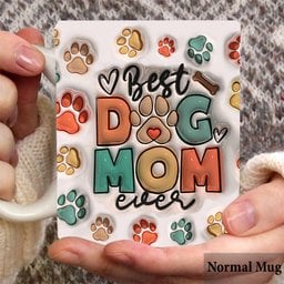Lovely Dog/Cat Face - Personalized Dog Mug – view 2