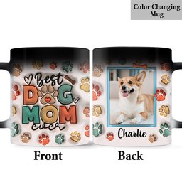 Lovely Dog/Cat Face - Personalized Dog Mug – view 6