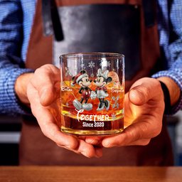 Together Since - Personalized Mouse Whiskey Glass – view 4