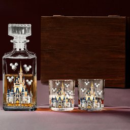 The Magical Castle - Personalized Mouse Whiskey Decanter Set – view 2