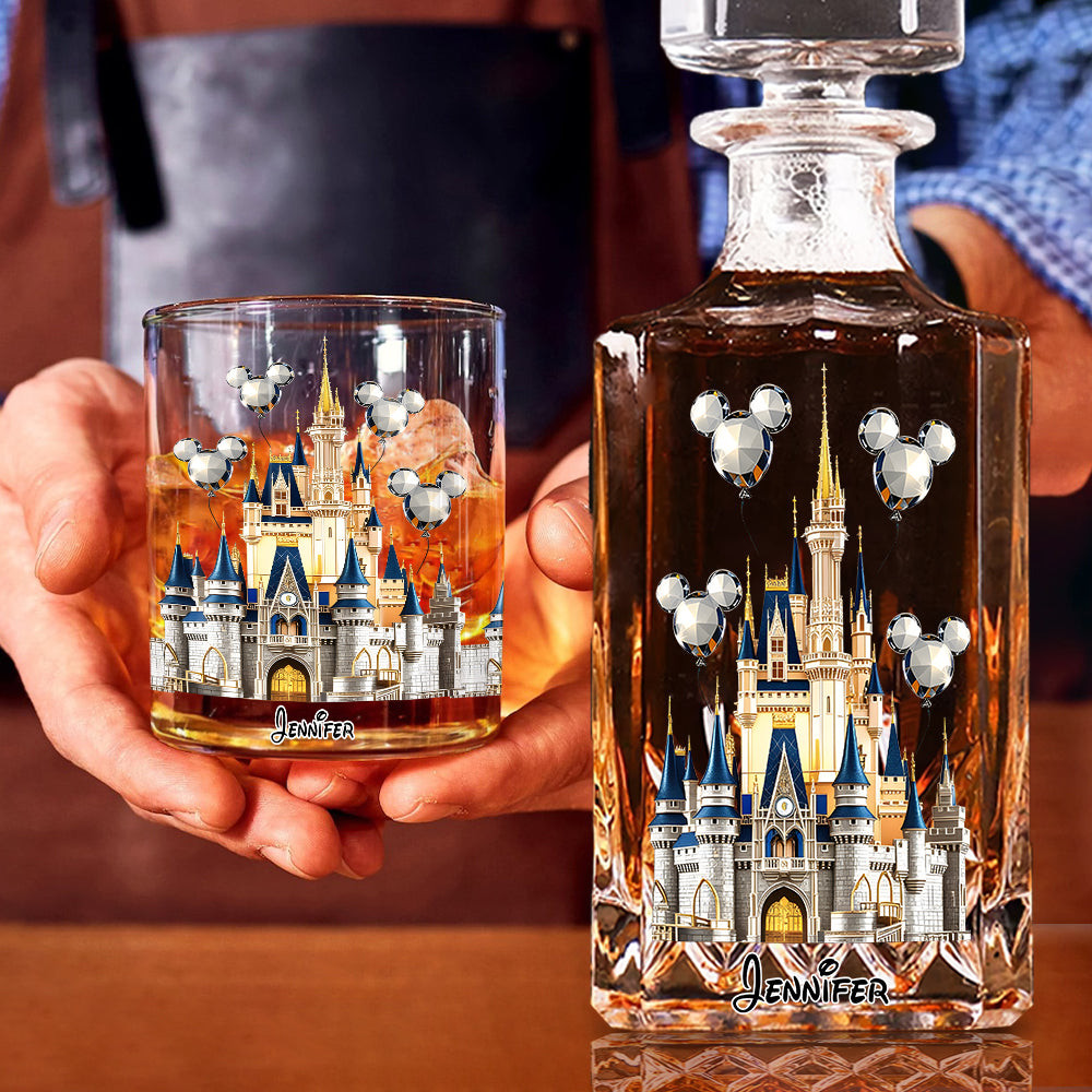 The Magical Castle - Personalized Mouse Whiskey Decanter Set – view 5