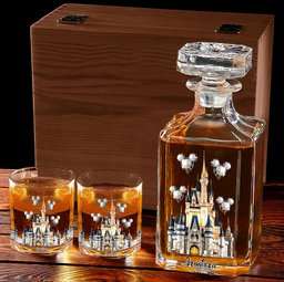 The Magical Castle - Personalized Mouse Whiskey Decanter Set – view 3
