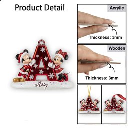 Magic Family - Personalized Mouse Ornament – view 3