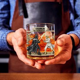 May The Drink Be With You - Personalized The Force Whiskey Glass – view 4