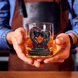 Till Death Do Us Part - Personalized Nightmare Whiskey Glass – view 4