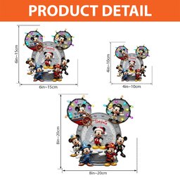 Big Ears Mouse Friend - Personalized Mouse Custom Shaped Acrylic Plaque – view 6