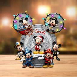 Big Ears Mouse Friend - Personalized Mouse Custom Shaped Acrylic Plaque – view 2