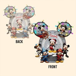 Big Ears Mouse Friend - Personalized Mouse Custom Shaped Acrylic Plaque – view 4