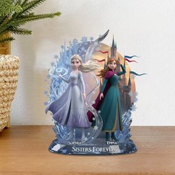 Sister Forever - Personalized Sister Custom Shaped Acrylic Plaque – view 3
