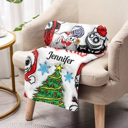 The Night Before Christmas - Personalized Nightmare Blanket – view 3