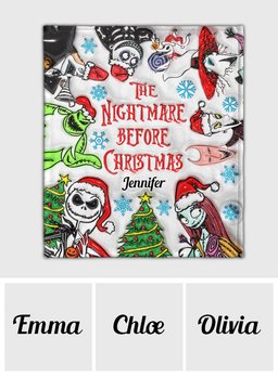 The Night Before Christmas - Personalized Nightmare Blanket – view 7