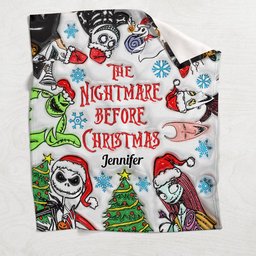 The Night Before Christmas - Personalized Nightmare Blanket – view 4