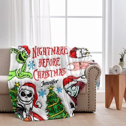 The Night Before Christmas - Personalized Nightmare Blanket – view 2