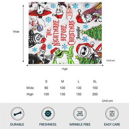 The Night Before Christmas - Personalized Nightmare Blanket – view 5