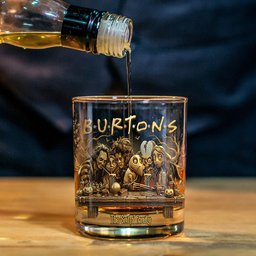 Burton's F.R.I.E.N.D.S.H.I.P - Personalized Nightmare Whiskey Glass – view 3
