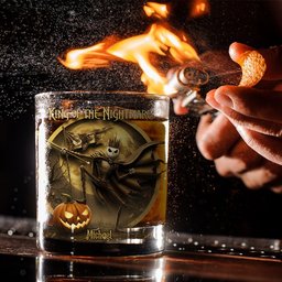 King of the Nightmare - Personalized Nightmare Whiskey Glass – view 2