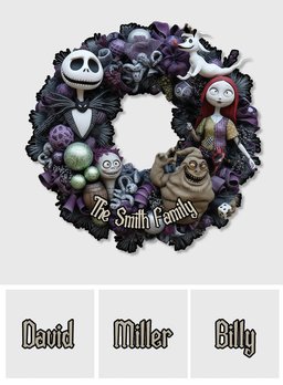 Christmas Nightmare - Personalized Nightmare Custom Shaped Wood Sign – view 6