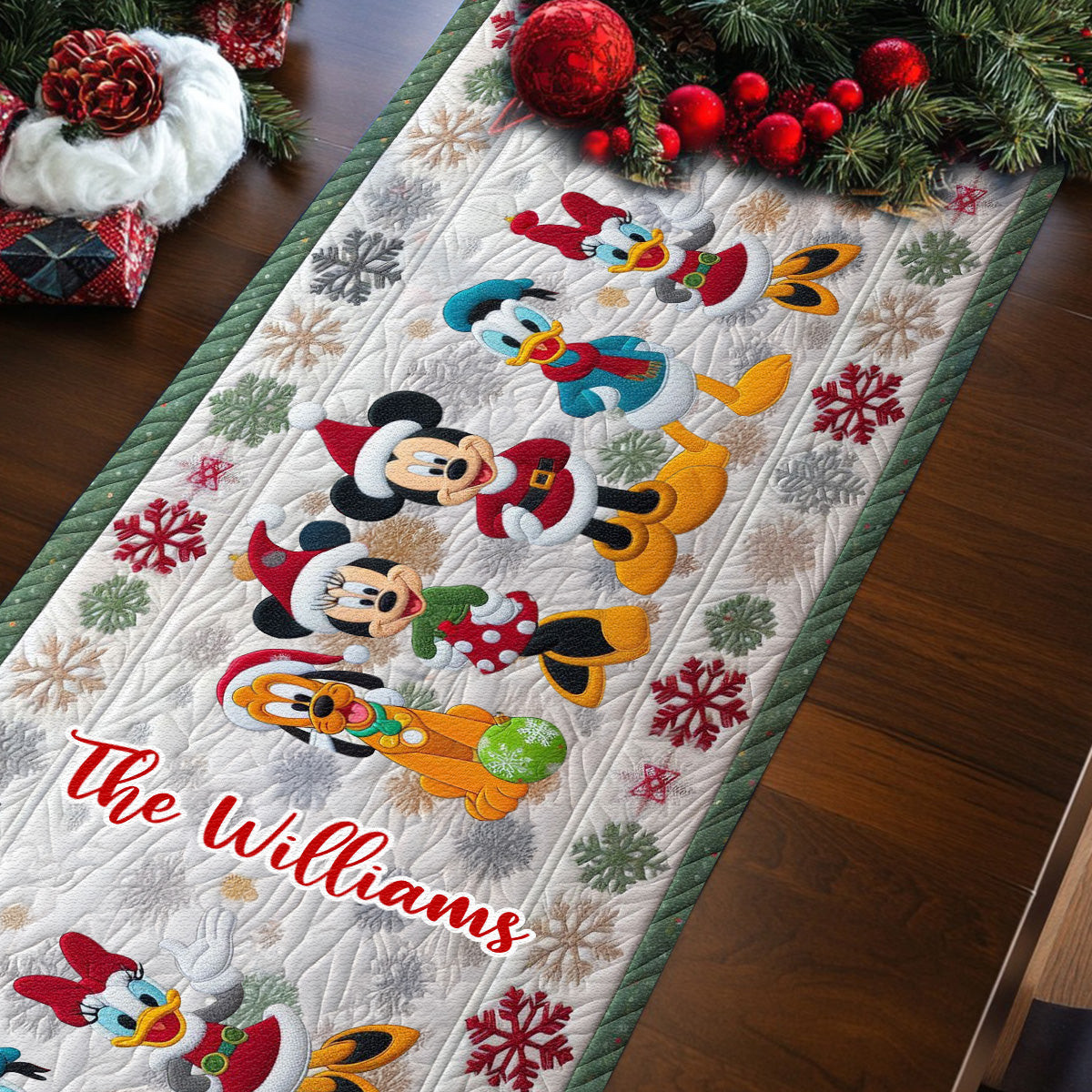 Magical Christmas - Personalized Mouse Table Runner