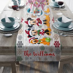 Magical Christmas - Personalized Mouse Table Runner – view 2