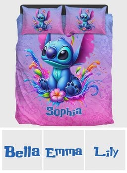 Blue Ohana - Personalized Ohana Bedding Set – view 5
