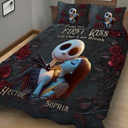 Till Death Do Us Part - Personalized Nightmare Quilt Set – view 3