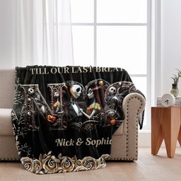 Till Death Do Us Part - Personalized Nightmare Blanket – view 2