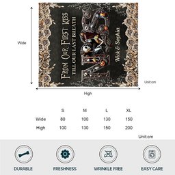 Till Death Do Us Part - Personalized Nightmare Blanket – view 5
