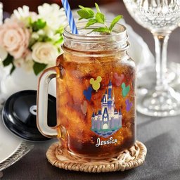 The Magical Castle - Personalized Mouse Mason Jar Cup – view 4