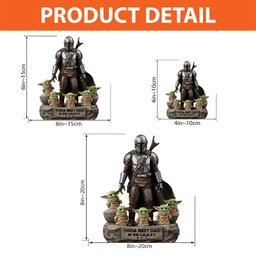 Best Christmas Gift For Dad, Grandpa, Uncle,...- Personalized The Force Custom Shaped Acrylic Plaque – view 6