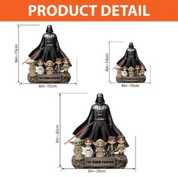 Best Dad In The Galaxy - Christmas Gift for Dad - Personalized The Force Custom Shaped Acrylic Plaque – view 6