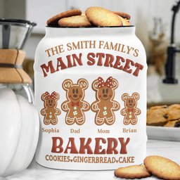 Main Street Bakery - Personalized Mouse Cookie Jar – view 2