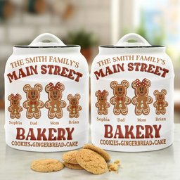Main Street Bakery - Personalized Mouse Cookie Jar – view 3