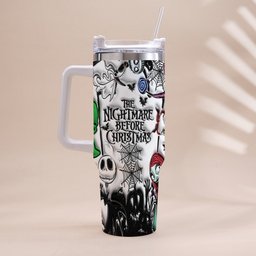 Nightmare - Personalized Nightmare Tumbler With Handle – view 3