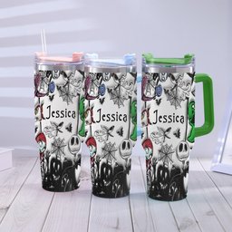 Nightmare - Personalized Nightmare Tumbler With Handle – view 2