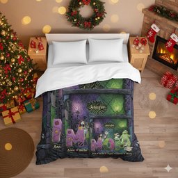 Nightmare Family Christmas Gift for Mom, Nana, Gigi - Personalized Blanket – view 4