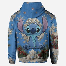 Festive Alien Knit - Personalized Ohana Hoodie and Leggings – view 6