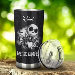 We're Simply Meant To Be - Personalized Nightmare Tumbler – view 3
