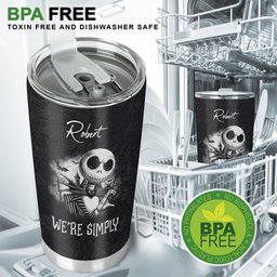 We're Simply Meant To Be - Personalized Nightmare Tumbler – view 5