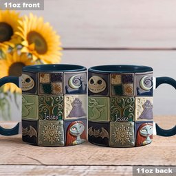 The Night Before Christmas - Personalized Nightmare Accent Mug – view 3