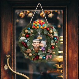 Old Couple Holiday - Personalized Couple Custom Shaped Wood Sign – view 3