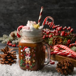 Merry Christmas - Personalized Mouse Mason Jar Cup – view 2